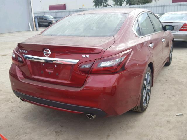 1N4AL3AP4HC274357 - 2017 NISSAN ALTIMA 2.5 RED photo 4