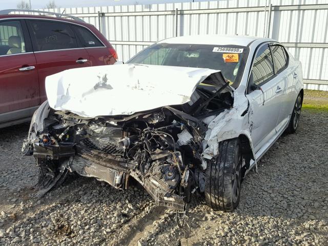 5XXGR4A64FG491050 - 2015 KIA OPTIMA SX WHITE photo 2