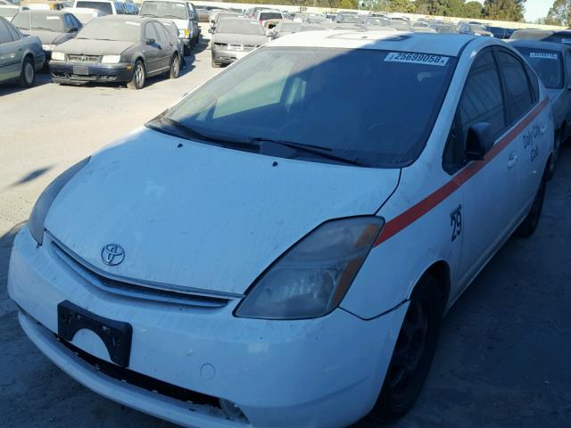 JTDKB20U177592365 - 2007 TOYOTA PRIUS WHITE photo 2