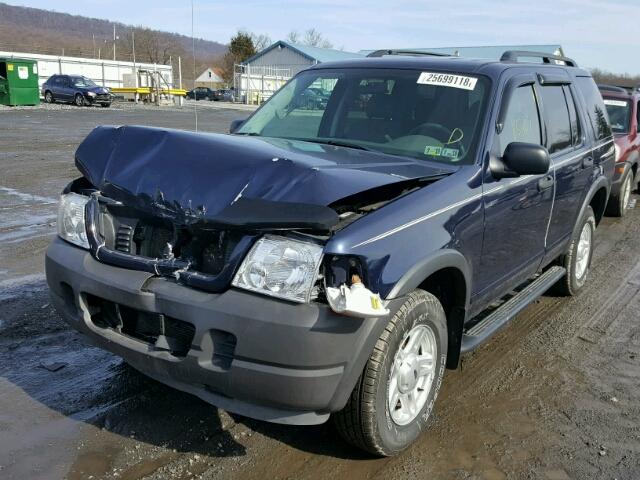 1FMZU72K53UA84912 - 2003 FORD EXPLORER X BLUE photo 2