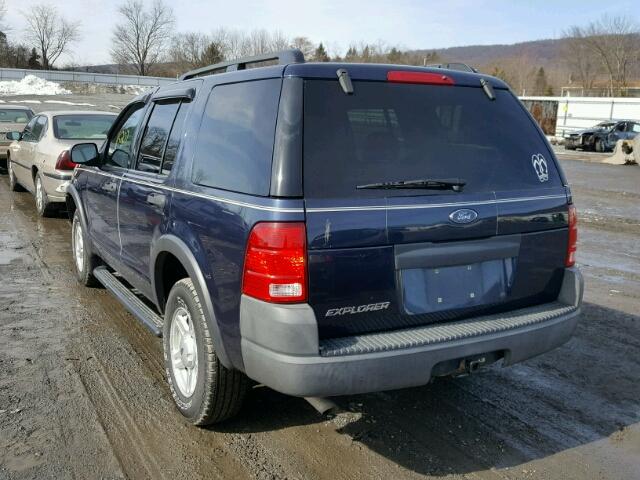 1FMZU72K53UA84912 - 2003 FORD EXPLORER X BLUE photo 3