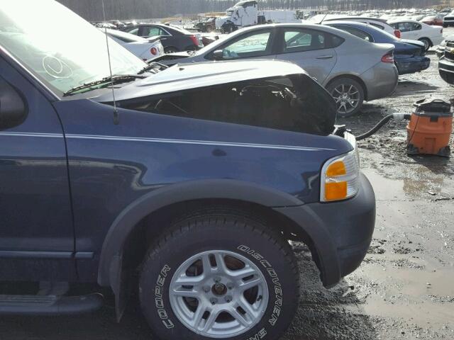 1FMZU72K53UA84912 - 2003 FORD EXPLORER X BLUE photo 9