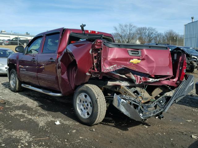 3GCPCSE08DG266247 - 2013 CHEVROLET SILVERADO MAROON photo 3