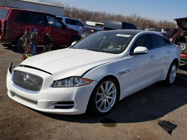 SAJWA1CZ9F8V75314 - 2015 JAGUAR XJ WHITE photo 2