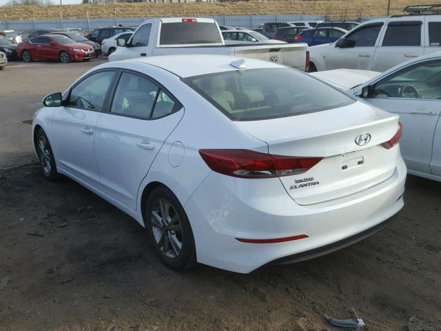 5NPD84LF1HH118252 - 2017 HYUNDAI ELANTRA SE WHITE photo 3