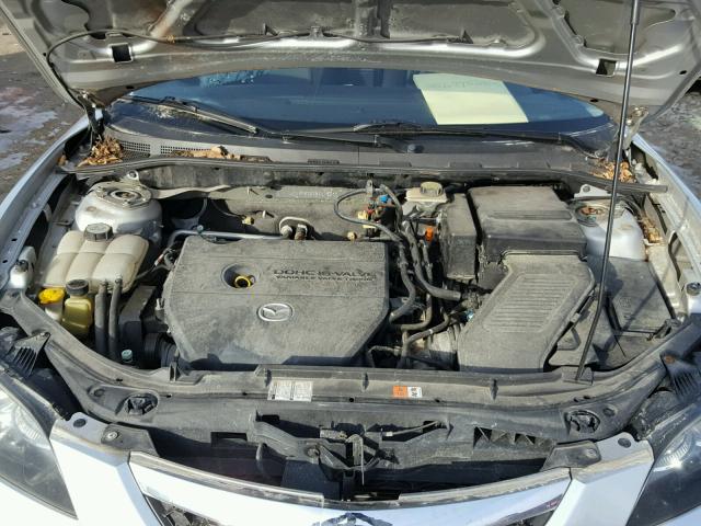 JM1BK32F081847032 - 2008 MAZDA 3 I SILVER photo 7