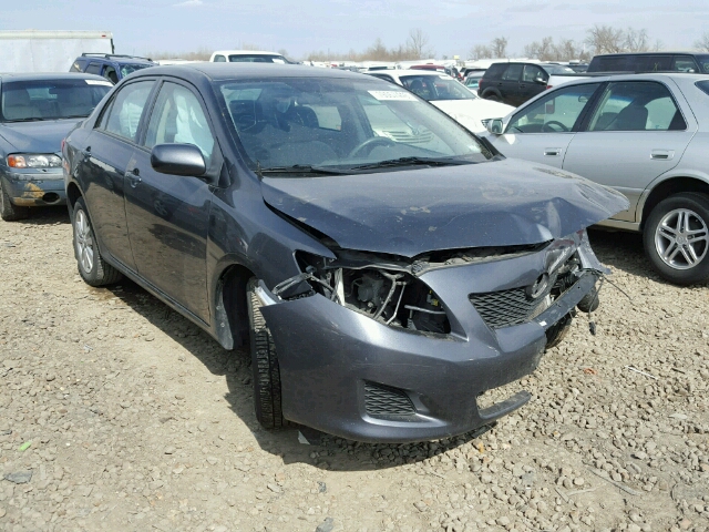 1NXBU4EE7AZ233629 - 2010 TOYOTA COROLLA BA GRAY photo 1