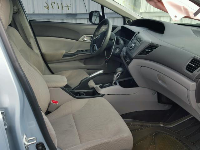 2HGFB2F89CH522978 - 2012 HONDA CIVIC EX ლურჯი ფოტო 5