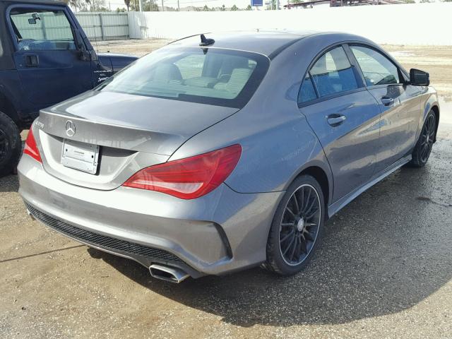 WDDSJ4EB1EN029739 - 2014 MERCEDES-BENZ CLA 250 GRAY photo 4