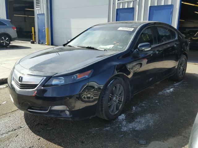 19UUA8F20CA037734 - 2012 ACURA TL BLACK photo 2