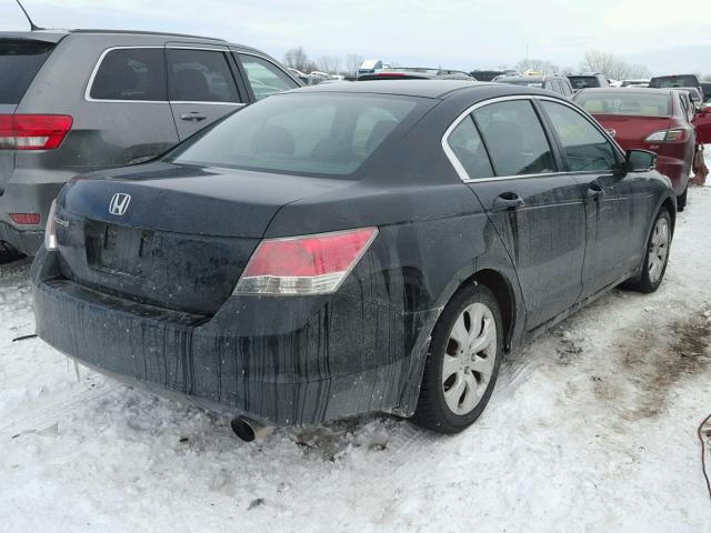 1HGCP26789A032292 - 2009 HONDA ACCORD EX BLACK photo 4