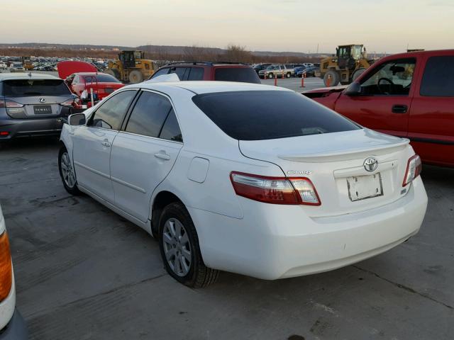 4T1BB46K89U063433 - 2009 TOYOTA CAMRY HYBR WHITE photo 3