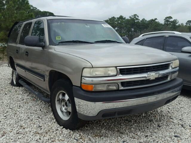 3GNEC16T61G125691 - 2001 CHEVROLET SUBURBAN C BEIGE photo 1