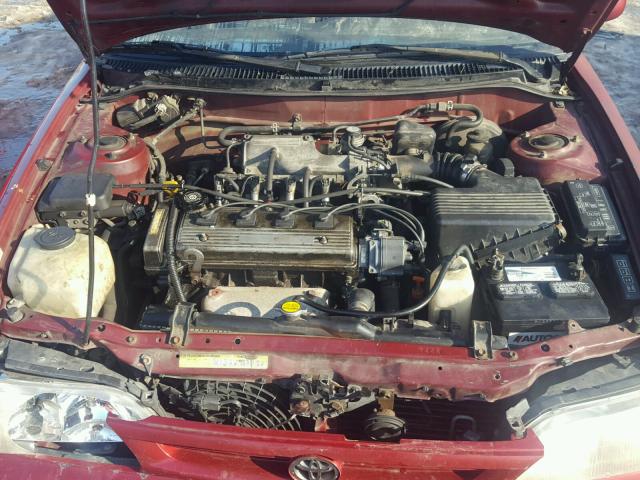 1NXBB02E0VZ509562 - 1997 TOYOTA COROLLA DX RED photo 7