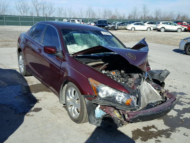 1HGCP2F71AA140533 - 2010 HONDA ACCORD EX MAROON photo 1