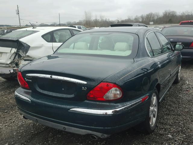 SAJEA51C02WC39724 - 2002 JAGUAR X-TYPE 3.0 GREEN photo 4