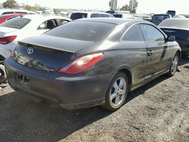 4T1CA38P34U019780 - 2004 TOYOTA CAMRY SOLA BLACK photo 4