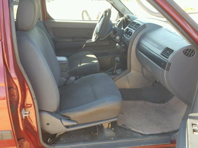 5N1ED28T54C682233 - 2004 NISSAN XTERRA XE RED photo 5