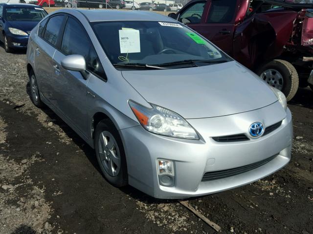 JTDKN3DU4B0256735 - 2011 TOYOTA PRIUS SILVER photo 1