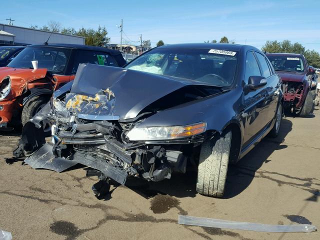 19UUA66238A024584 - 2008 ACURA TL GRAY photo 2