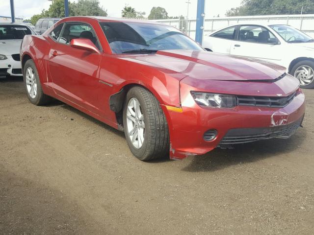 2G1FA1E31E9163293 - 2014 CHEVROLET CAMARO LS RED photo 1