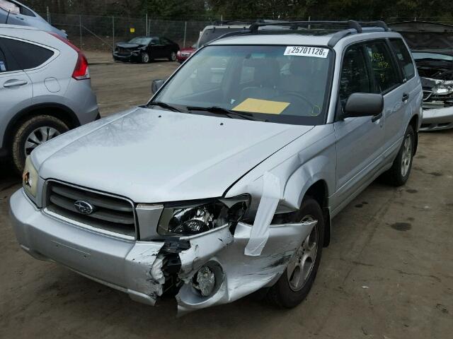 JF1SG65643H767835 - 2003 SUBARU FORESTER 2 SILVER photo 2