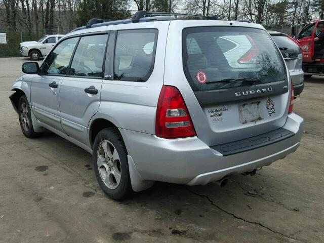 JF1SG65643H767835 - 2003 SUBARU FORESTER 2 SILVER photo 3