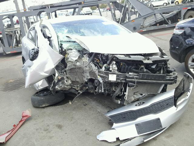 KNADM4A30G6654460 - 2016 KIA RIO LX Արծաթագույն լուսանկար 1