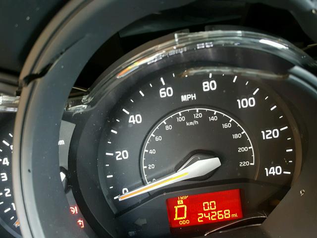 KNADM4A30G6654460 - 2016 KIA RIO LX Արծաթագույն լուսանկար 8