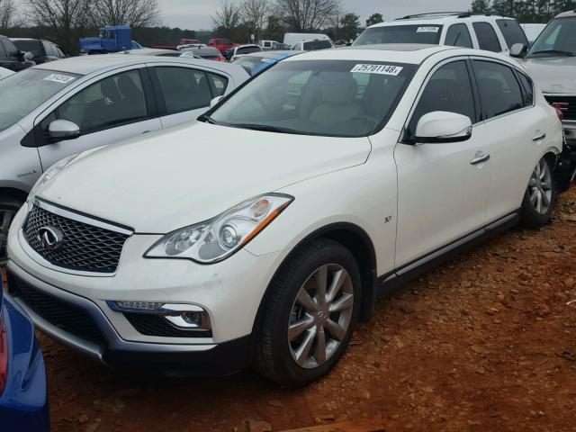 JN1BJ0RP3GM234712 - 2016 INFINITI QX50 WHITE photo 2