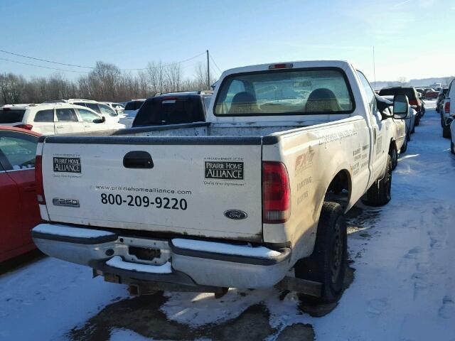 1FTSF21P66EB96570 - 2006 FORD F250 SUPER WHITE photo 4