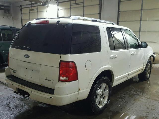 1FMDU85W23ZA73030 - 2003 FORD EXPLORER L WHITE photo 4