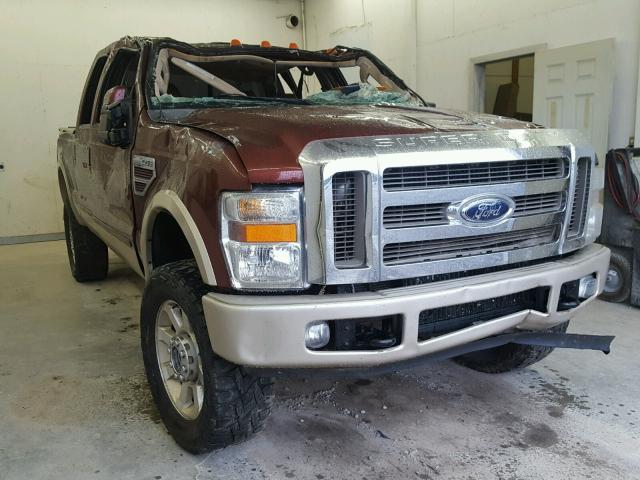 1FTSW21R18EB50357 - 2008 FORD F250 SUPER BROWN photo 1