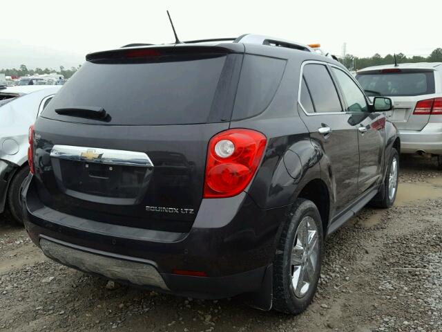 2GNALDEK9E6108524 - 2014 CHEVROLET EQUINOX LT BLACK photo 4