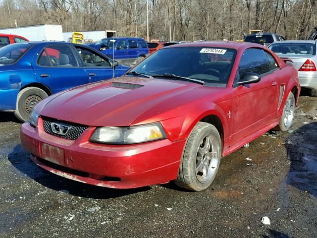 1FAFP40461F193260 - 2001 FORD MUSTANG RED photo 2