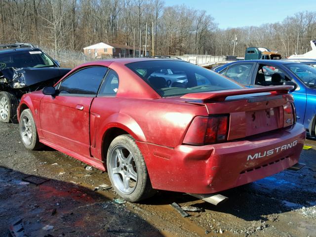 1FAFP40461F193260 - 2001 FORD MUSTANG RED photo 3