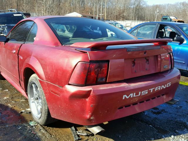 1FAFP40461F193260 - 2001 FORD MUSTANG RED photo 9