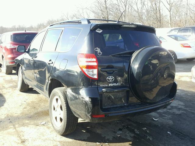 2T3ZF33V19W015923 - 2009 TOYOTA RAV4 BLACK photo 3