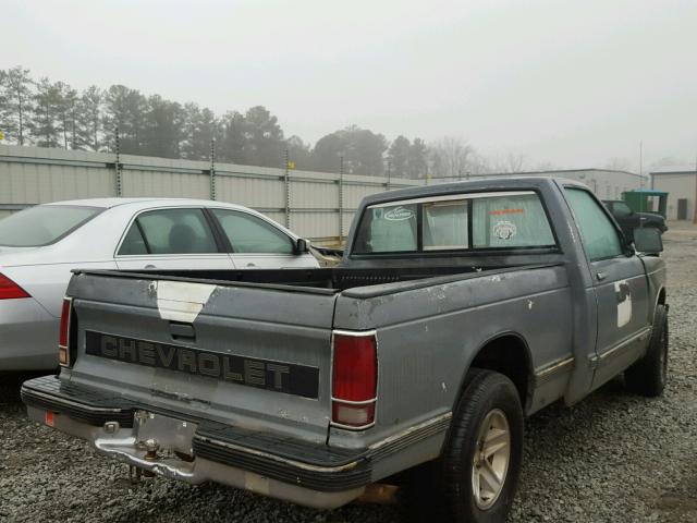 1GCCS14RXN8180361 - 1992 CHEVROLET S TRUCK S1 GRAY photo 4