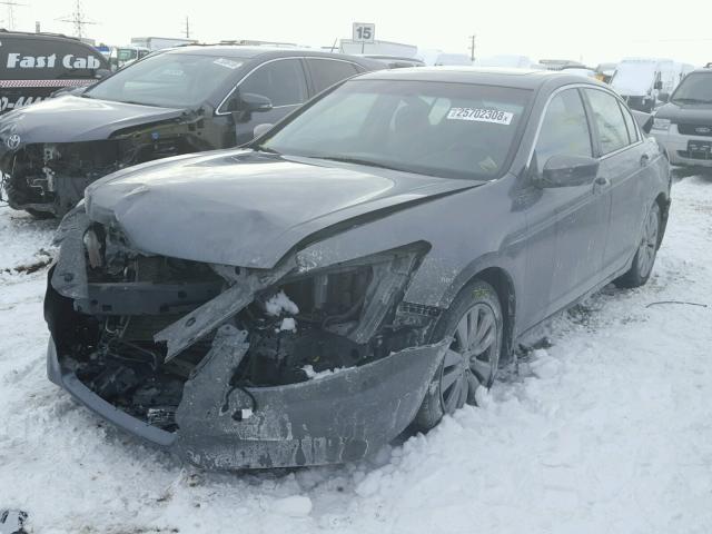 1HGCP2F78CA008338 - 2012 HONDA ACCORD EX GRAY photo 2