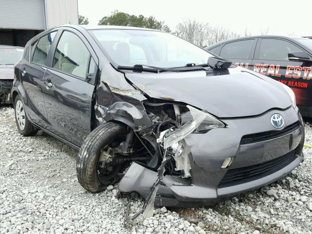 JTDKDTB38C1502095 - 2012 TOYOTA PRIUS C GRAY photo 1