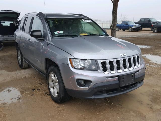 1C4NJCBA2FD104646 - 2015 JEEP COMPASS SP SILVER photo 1