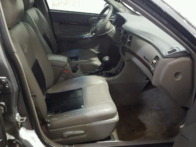 2G1WF55E559267473 - 2005 CHEVROLET IMPALA GRAY photo 5