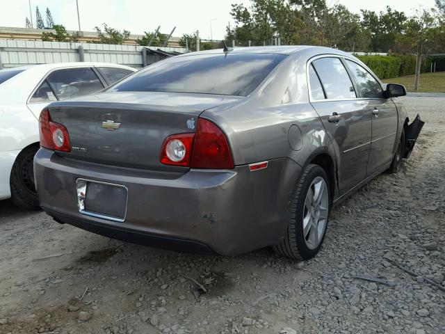 1G1ZB5EB1A4123236 - 2010 CHEVROLET MALIBU LS ყავისფერი ფოტო 4