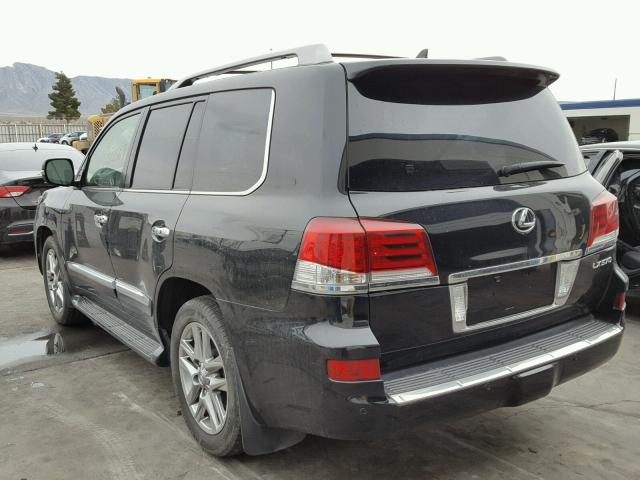 JTJHY7AX0D4128296 - 2013 LEXUS LX 570 BLACK photo 3