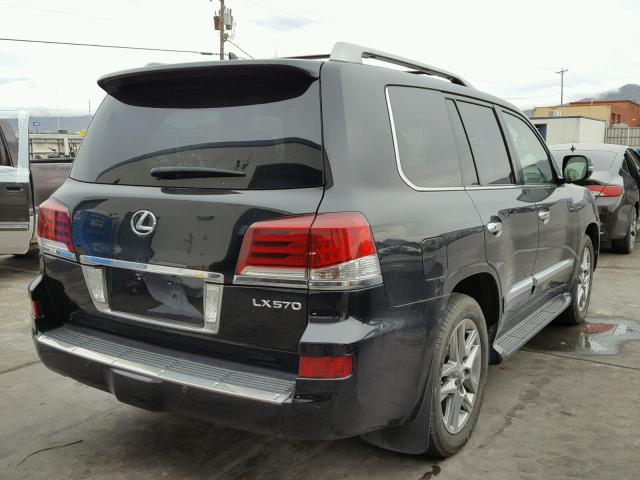 JTJHY7AX0D4128296 - 2013 LEXUS LX 570 BLACK photo 4