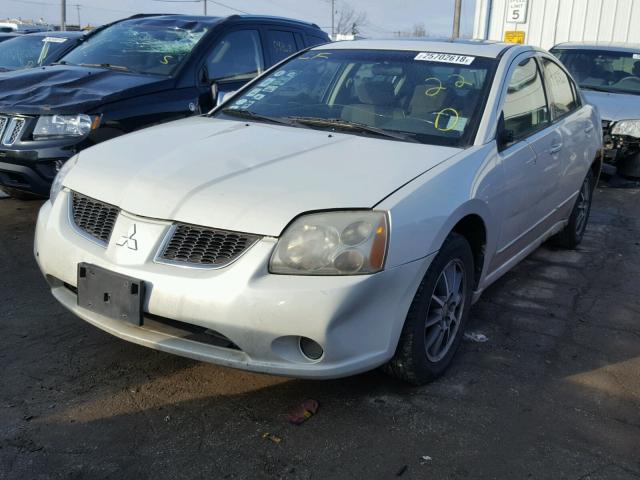 4A3AB46F24E139909 - 2004 MITSUBISHI GALANT ES WHITE photo 2