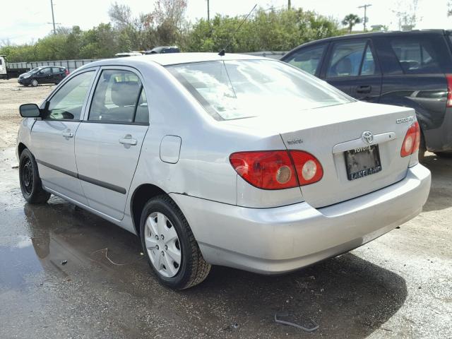 1NXBR32E36Z727462 - 2006 TOYOTA COROLLA CE SILVER photo 3