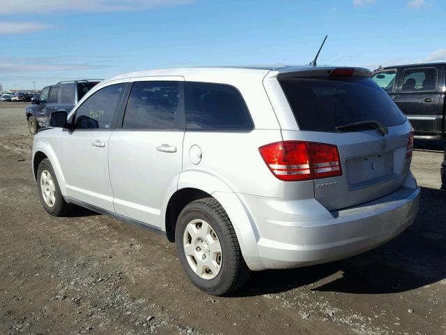 3D4GG47B29T557276 - 2009 DODGE JOURNEY SE SILVER photo 3