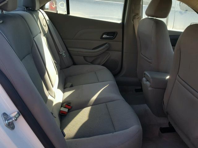 1G11B5SAXDF336896 - 2013 CHEVROLET MALIBU LS WHITE photo 6